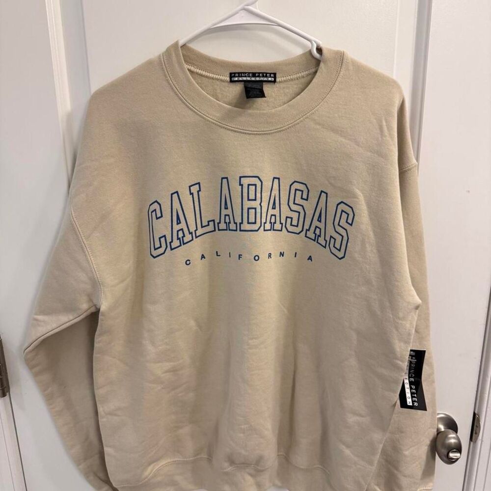 Prince-peter-collection Men's Cream and Tan Sweatshirt